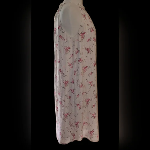 Loft size S white/pink dress - Picture 2 of 10